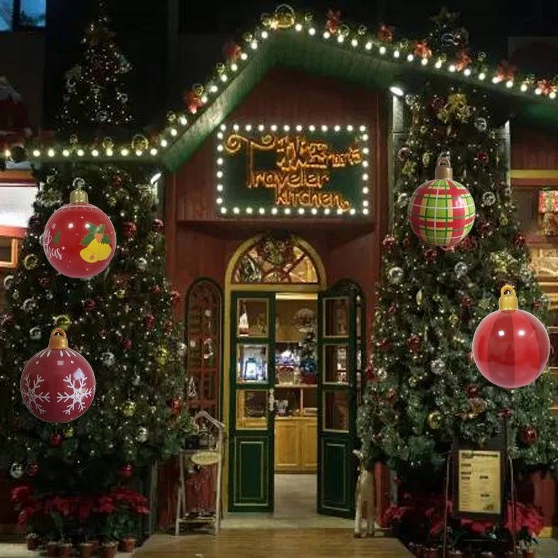 PVC Inflatable Christmas Decoration Ball Thickened for Garden Party inflatable christmas ball