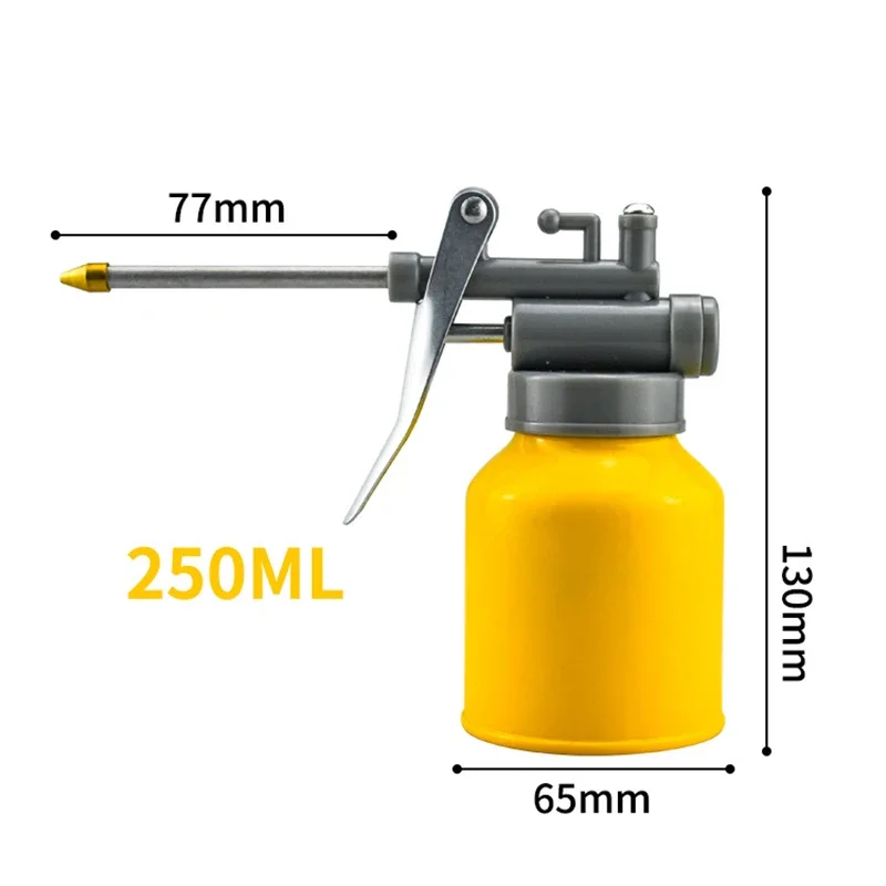 Oil lubrication tool Oiler Lubrication Pump 250-500ml for greasing Transparent Oil Can Plastic Machine