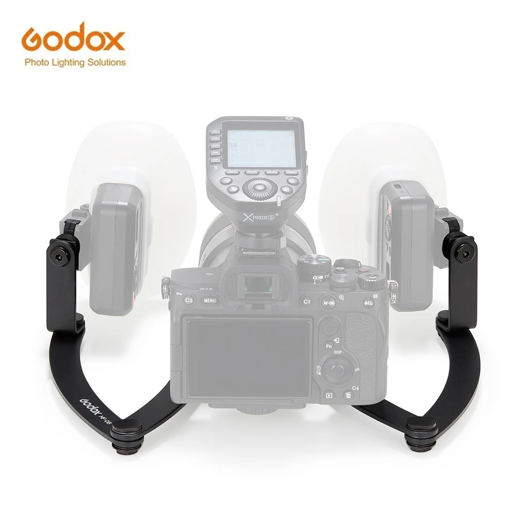 

GODOX MF-DB Flexible Flash Bracket for Dental Photography Portrait Macro Photography Compatible with Nikon/ Sony DSLR Cameras