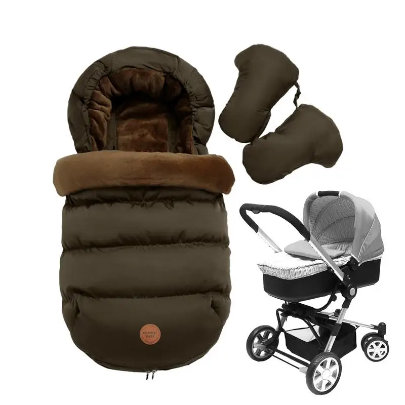 

Baby Stroller Sleeping Bag Newborn Windproof Cushion Footmuff Pram Sleepsacks Infant Winter Cart Sleep Sack Car Bags For Babies