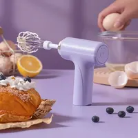 Mélangeur électrique sans fil Portable, 3 vitesses, batteur à œufs, pâte à pâtisserie, gâteau, crème, mousseur à lait, outils de cuisine, 1 pièce 1