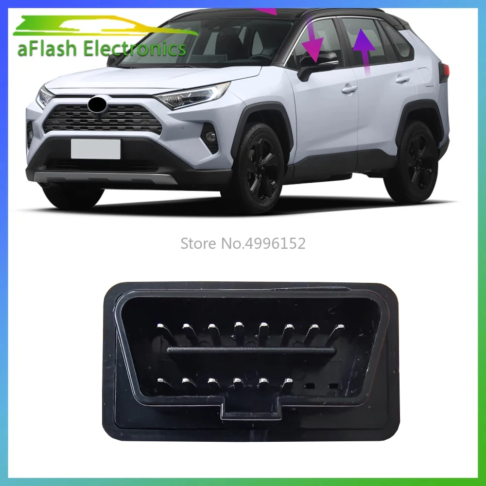 

For Toyota RAV4 2019-2023 OBDII Car Auto Speed Lock Power Window Closer Open Control Automatic Window Lifter OBD Device Module