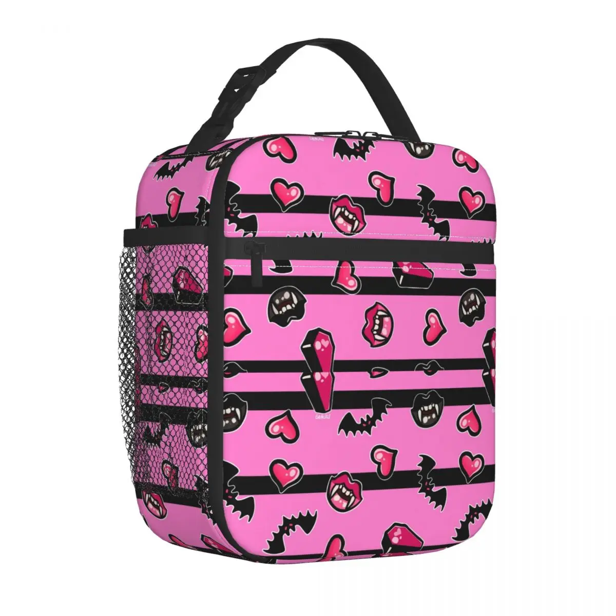 Borsa Termica Per Borse Da Pranzo Isolate Da Vampiro Rosa Lunch Container Draculaura Monster High Large Tote Lunch Box Food Handbags School