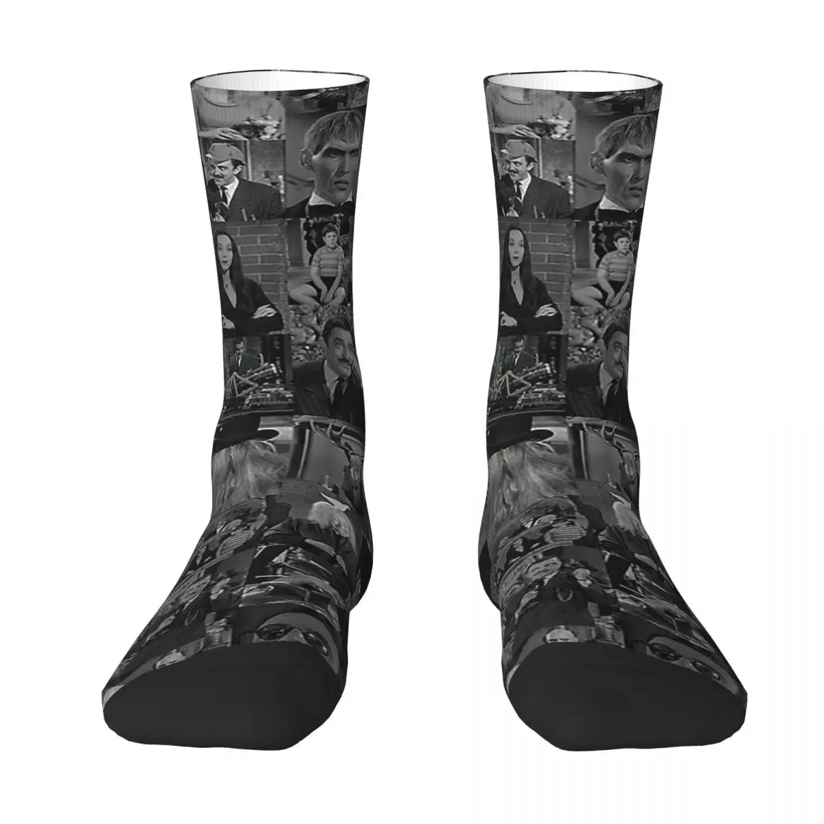 

All Seasons Crew Stockings Addams Family Socks Harajuku Funny Hip Hop Long Socks Accessories for Men Women Gifts