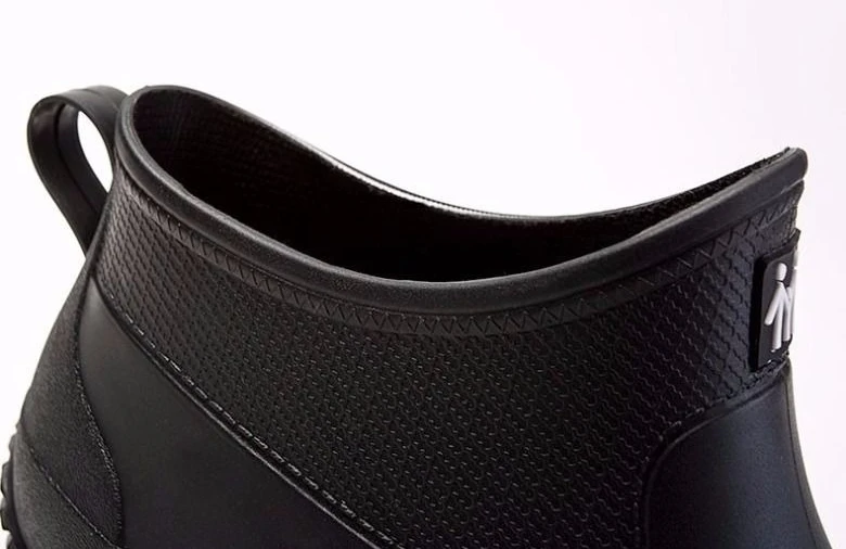 Men's Soft Rubber Rain Boots, Wide Toe, Slip Resistant, For Garden & Work_voghion.com