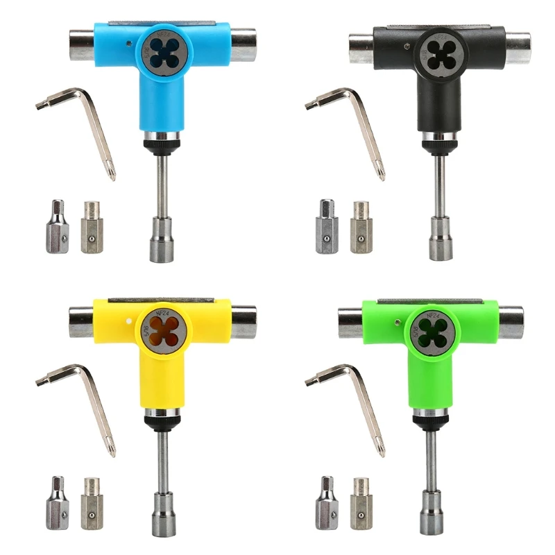 

All-in-1 Skate Tools Multi-Function Portable Skateboard Accessories for T + L