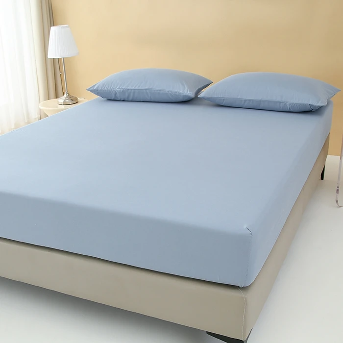1pc Fitted Sheet - Machine Washable, Non-Printed, Woven,  Up to 11.42inch Pocket Depth ( without Pillowcase Included) 3