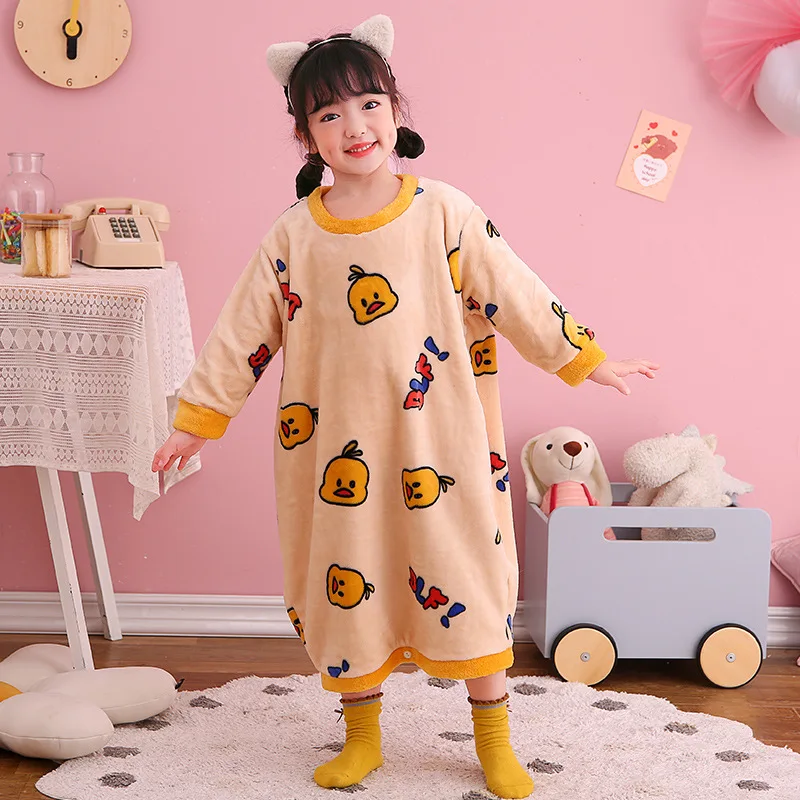 Winter Romper Baby Warm Flannel One-piece Infant Clothes Cute Cartoon 2022 Boys Girls Jumpsuit Homewear Pajamas cotton pajama sets