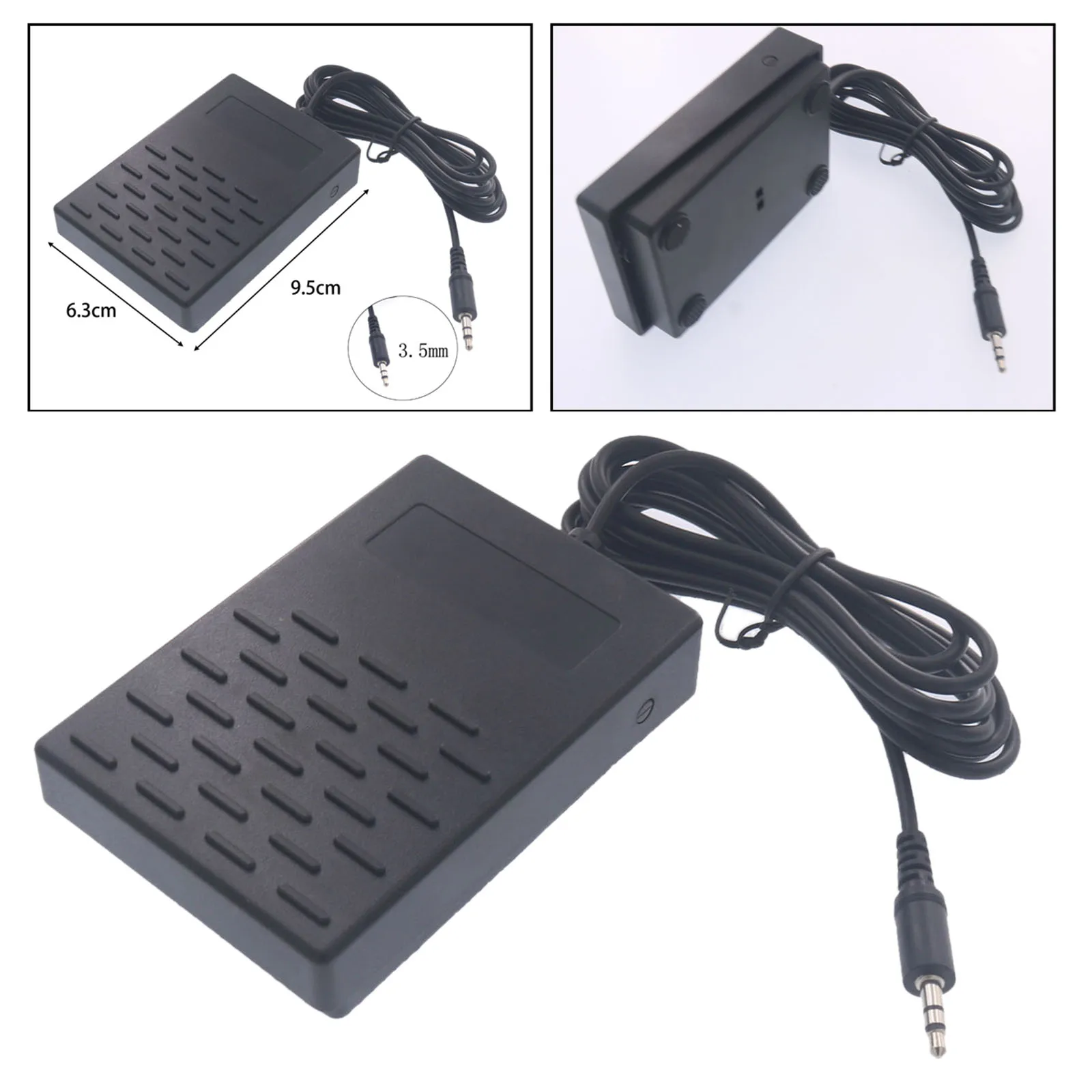 Electric Piano Sustain Foot Pedal Professional 3.5mm Plug For Synthesizers Electric Pianos Drum