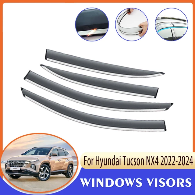 Limpiaparabrisas sin marco para Hyundai Tucson NX4 2022 2023, parabrisas de  ventana delantera, cortador de goma, reemplazo de coche - AliExpress