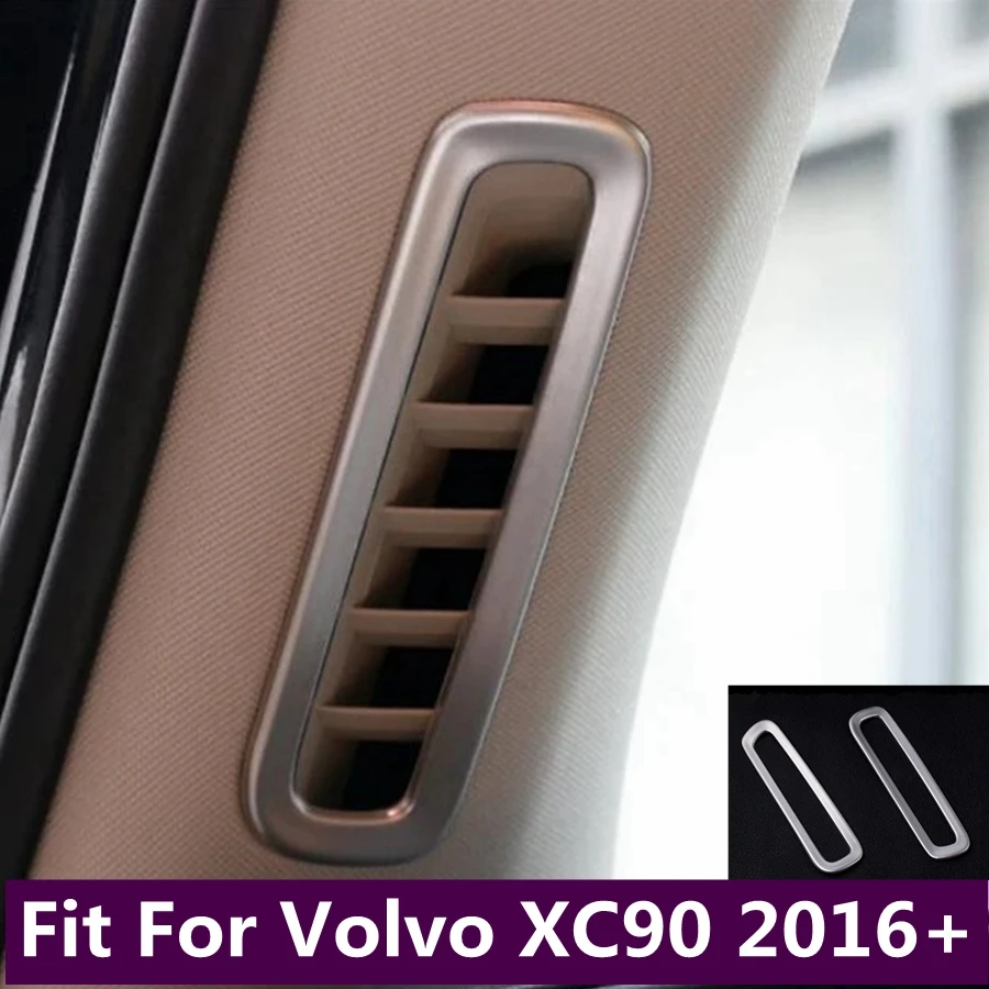 

Pillar A Air Conditioning AC Outlet Vent Decoration Frame Cover Trim Fit For Volvo XC90 2016 - 2018 Interior Accessories