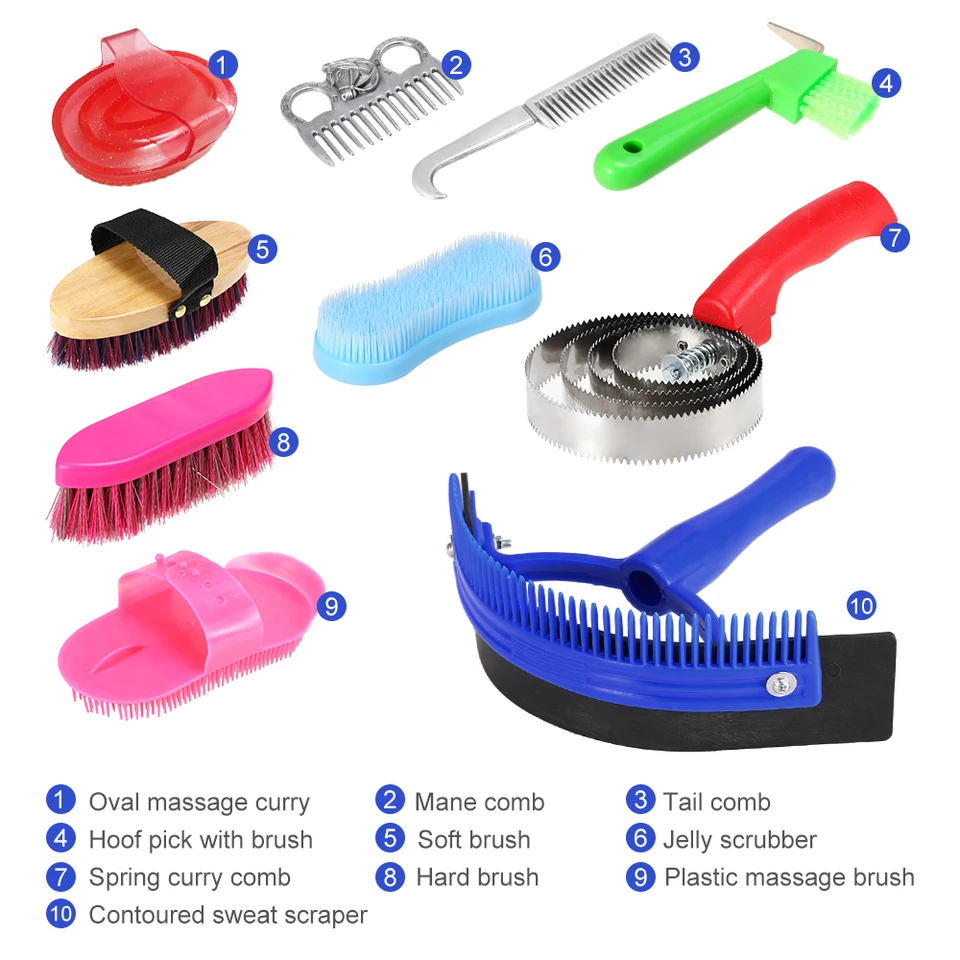 SAEDAY Kit Tondeuse et Toilettage pour Chats et Chiens SD-865 - 12 Pièces