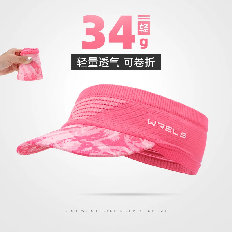 Sports Sun Hats Folding Sun Protection Hat Breathable Running Hat Tennis Parent-Child Protection Top Unisex Visor tennis caps
