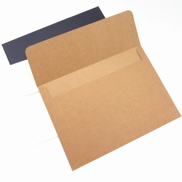 Dossier d'enveloppe en papier kraft, format lettre A4, poches pour projets  de bureau, document, carte