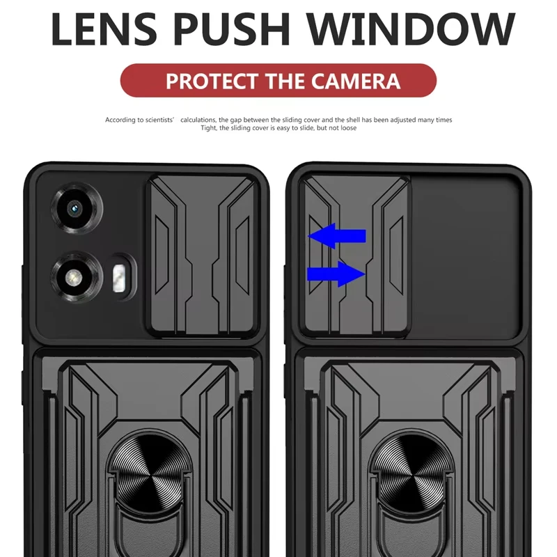 Heavy Duty Armor Case with Card Holder Slot Cover