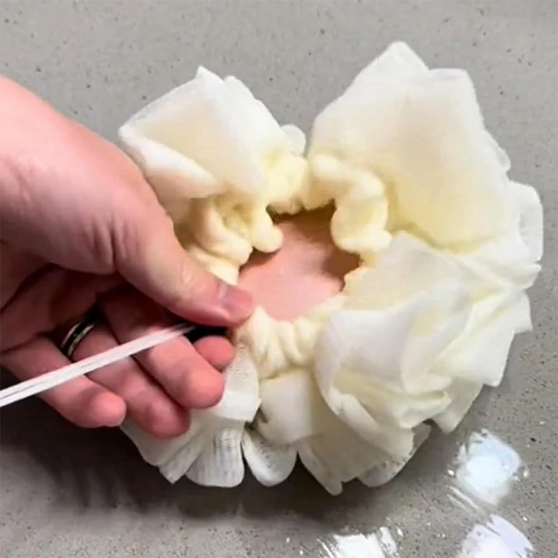 2-In-1 Bath Loofah Sponge,Exfoliating & Gentle Cleansing Bath Loofah,Shower Loofah Sponge, Dual Function Loofah 3