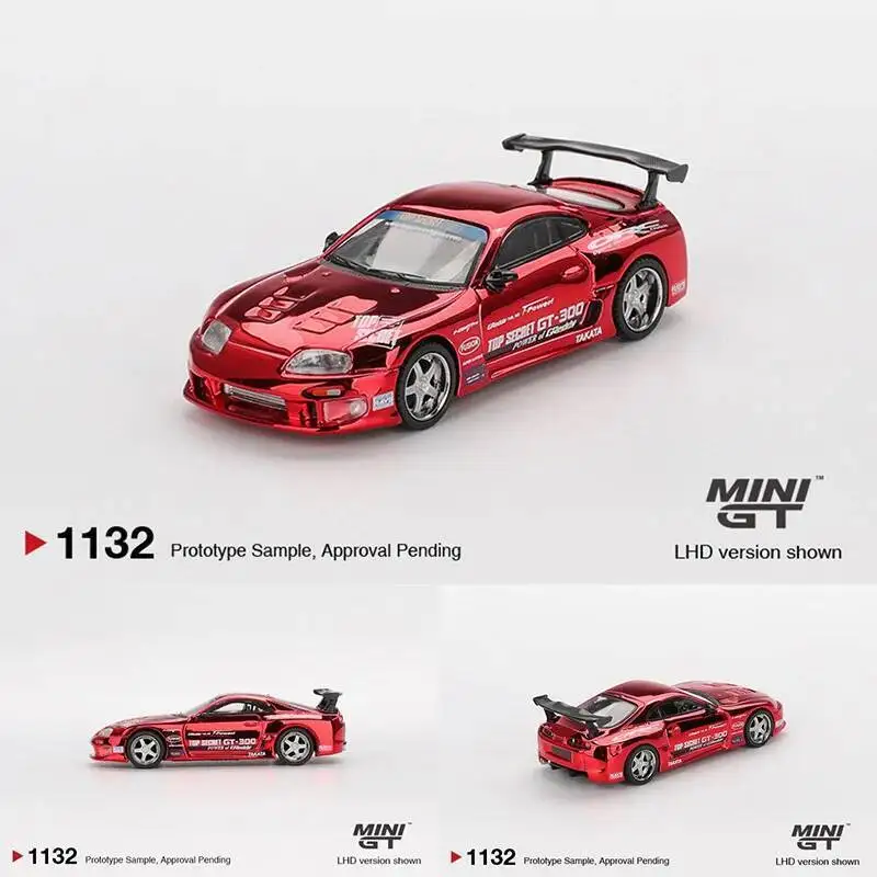 MINIGT 1067 In Stock 1:64 Toyota Supra A80 GT300 Top Secret Pearl