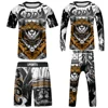 Compression Jersey MMA BJJ Fashion Boys Sets Baby Girl Clothing Set Kids Shorts Sports Bear Sweatshirt Pants 4Pcs Suits Outfits 5