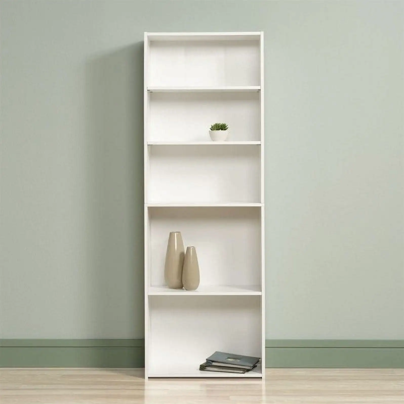 

Sauder Beginnings 5 -Shelf Bookcase, Soft White Finish