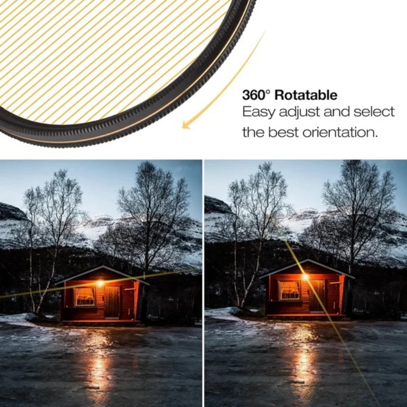 Streak Filters Blue Golden Lens Filter Movie Special Effects