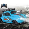 1:18 Retro Refitting MINI RC Car 4 channel Remote Control Car Vintage Beetle High Speed Light Modified vehicle Model Car Toy Kid 1