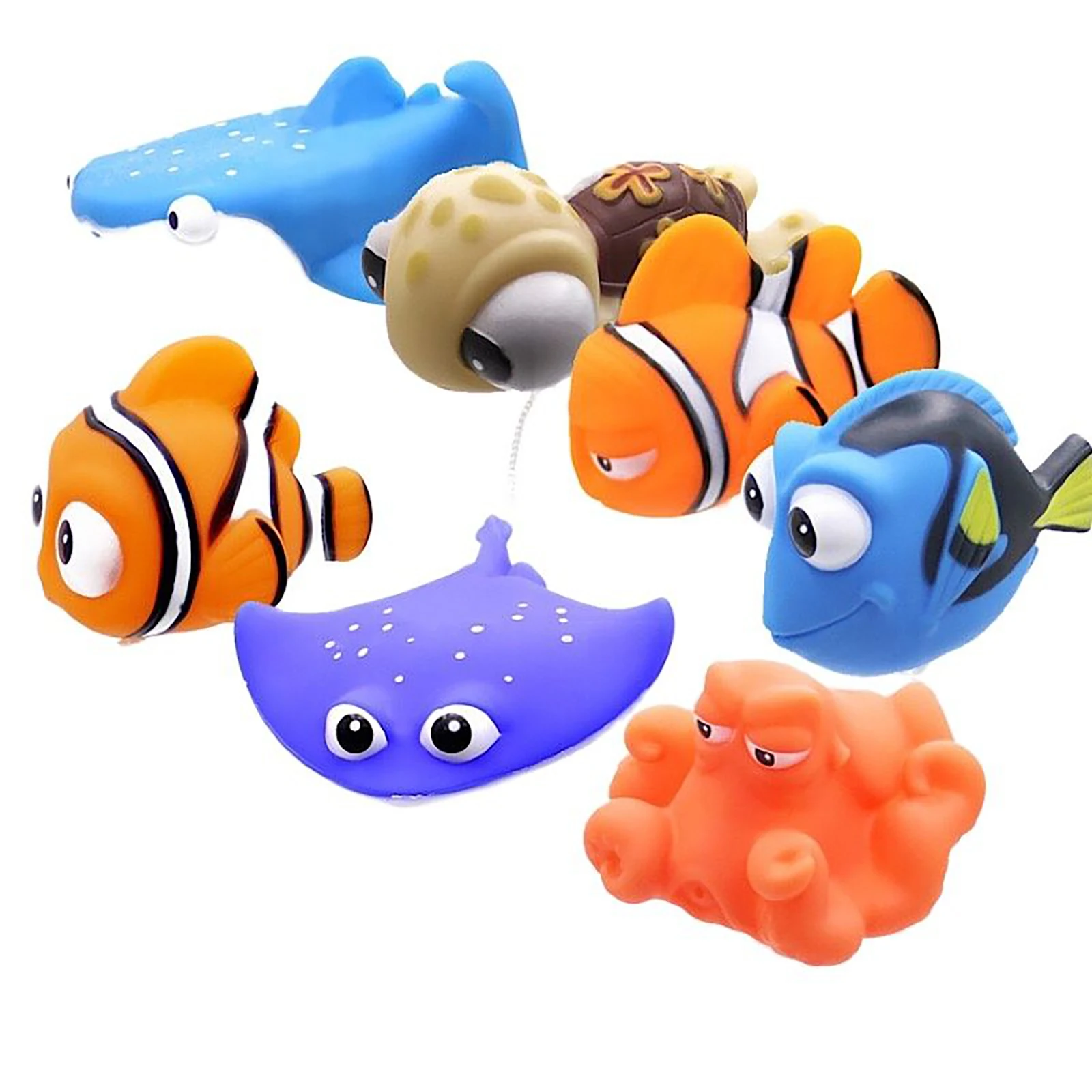 Diving Toys DPR Buoyancy Soft Silicone Cute Cartoon 50cm Line Underwater Tank Pendant
