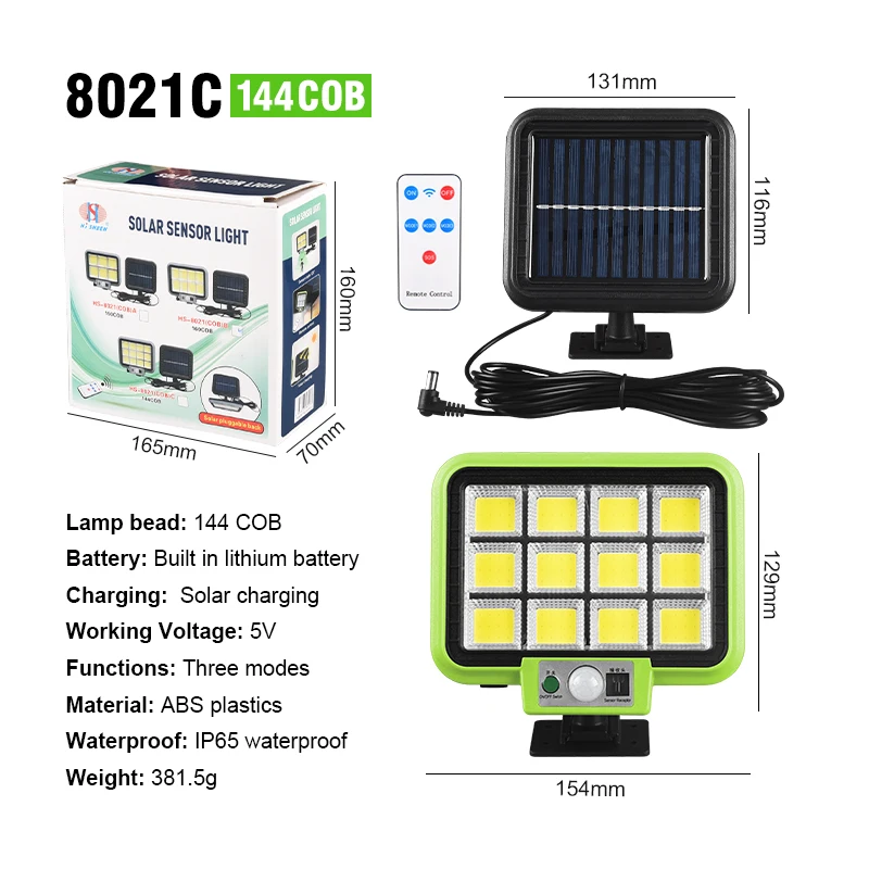 solar lights for sale Solar Motion Sensor Light Outdoor 3 Working Mode Wired Lamp Adjustable Solar Panel Security Flood Lights for Yard Garage Garden solar lights outdoor Solar Lamps