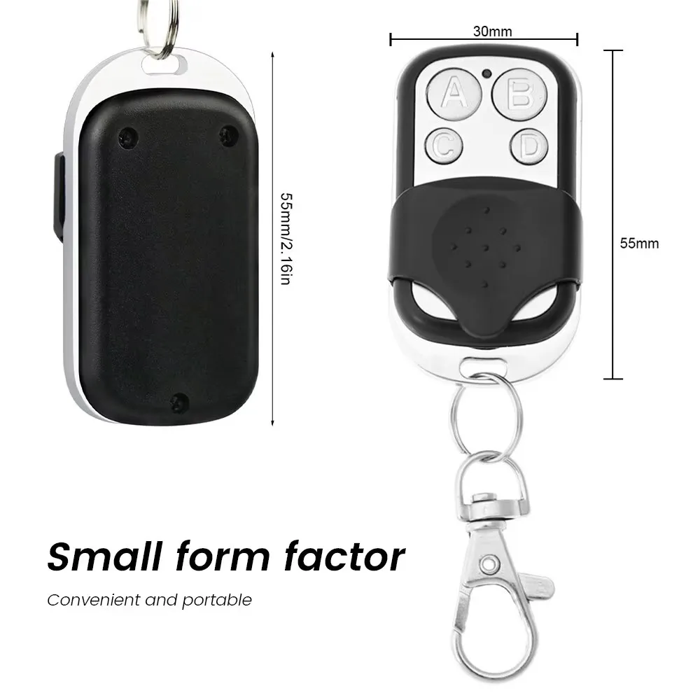 433MHZ Remote Control Garage Door Opener Duplicator Clone Learning Rolling Code Car Key