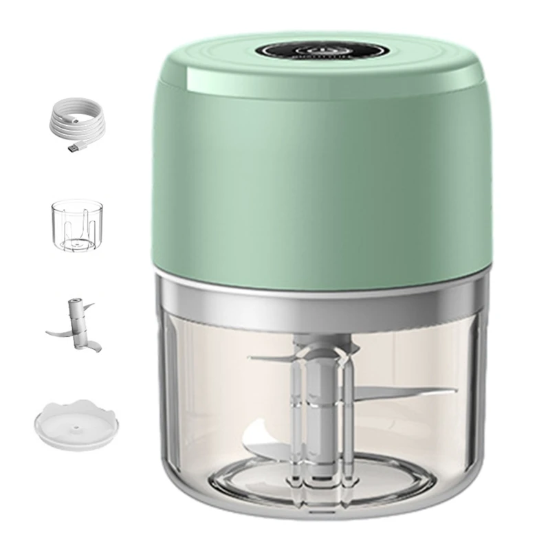Vegetable Chopper Garlic Masher Crusher USB Rechargeable Grinder Processor Kitchen Gadget A6HB 3