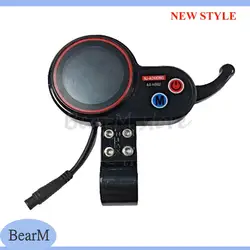 Enhanced Electric Scooter Instrument Display with LCD Meter and Finger Throttle (New style)