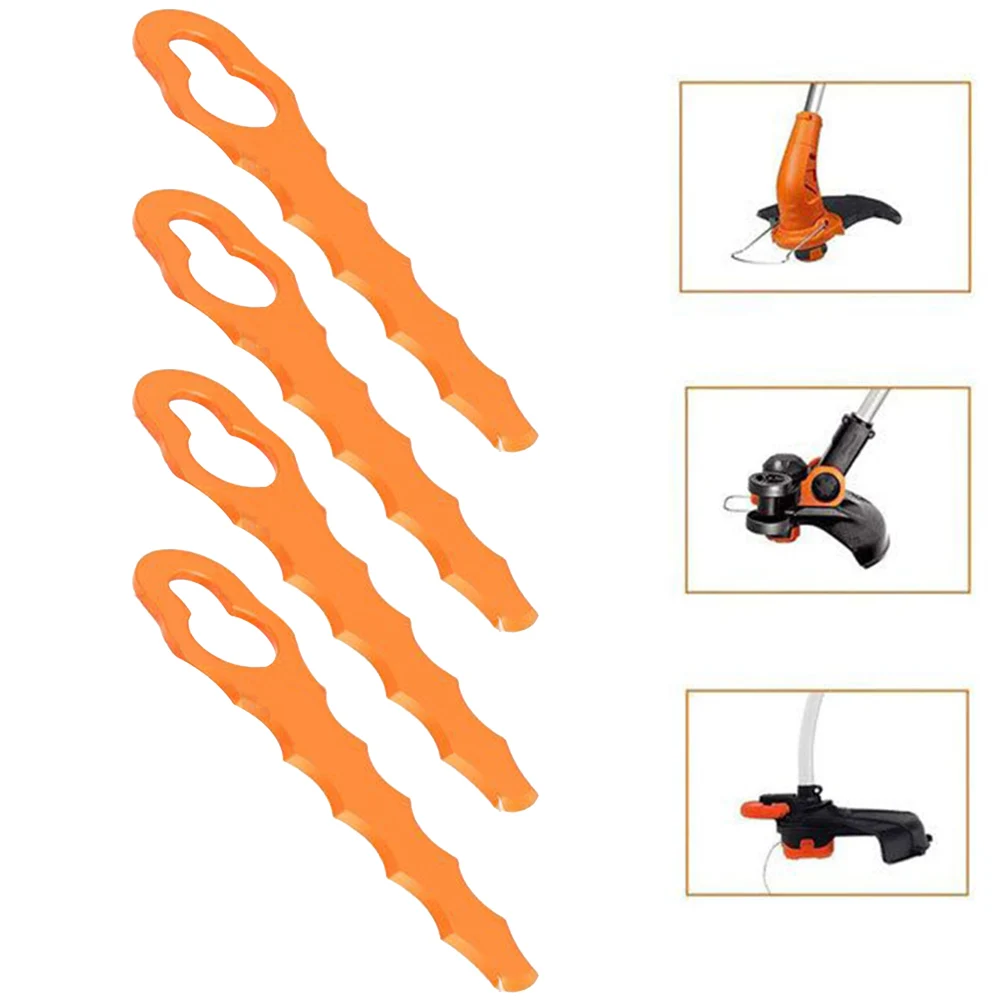 

4 шт., пластиковые лезвия для триммера Worx WG150/WG151/WG151.5/WG152