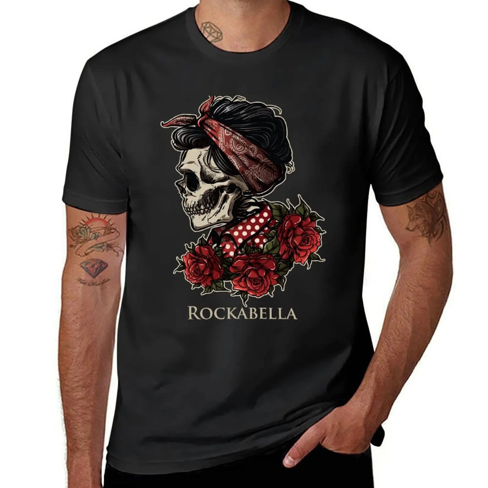 

Футболка Rockabella мужская оверсайз, летняя одежда