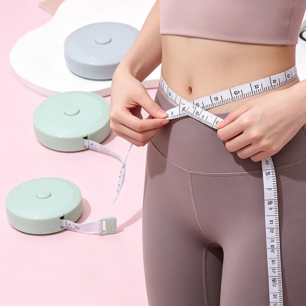 1PC 1.5m 휴대용 소프트 줄자, 재봉/재단/의류/신체 측정용 접이식 줄자