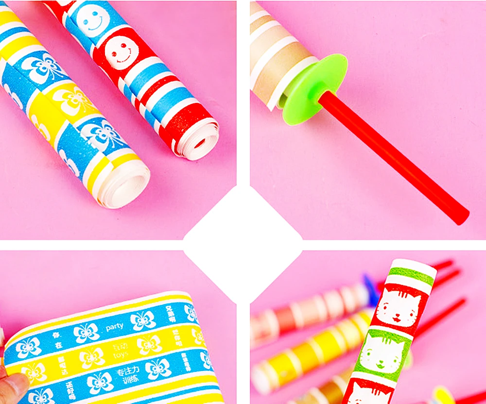 6 Stücke Lustige Einziehbare Zauberstab Zauberstab Spielzeug Jungen Mädchen Geburtstag Party Gast Geschenke Souvenir Piñata Füllstoff Kinder Rave Party gefälligkeiten – Detail 6