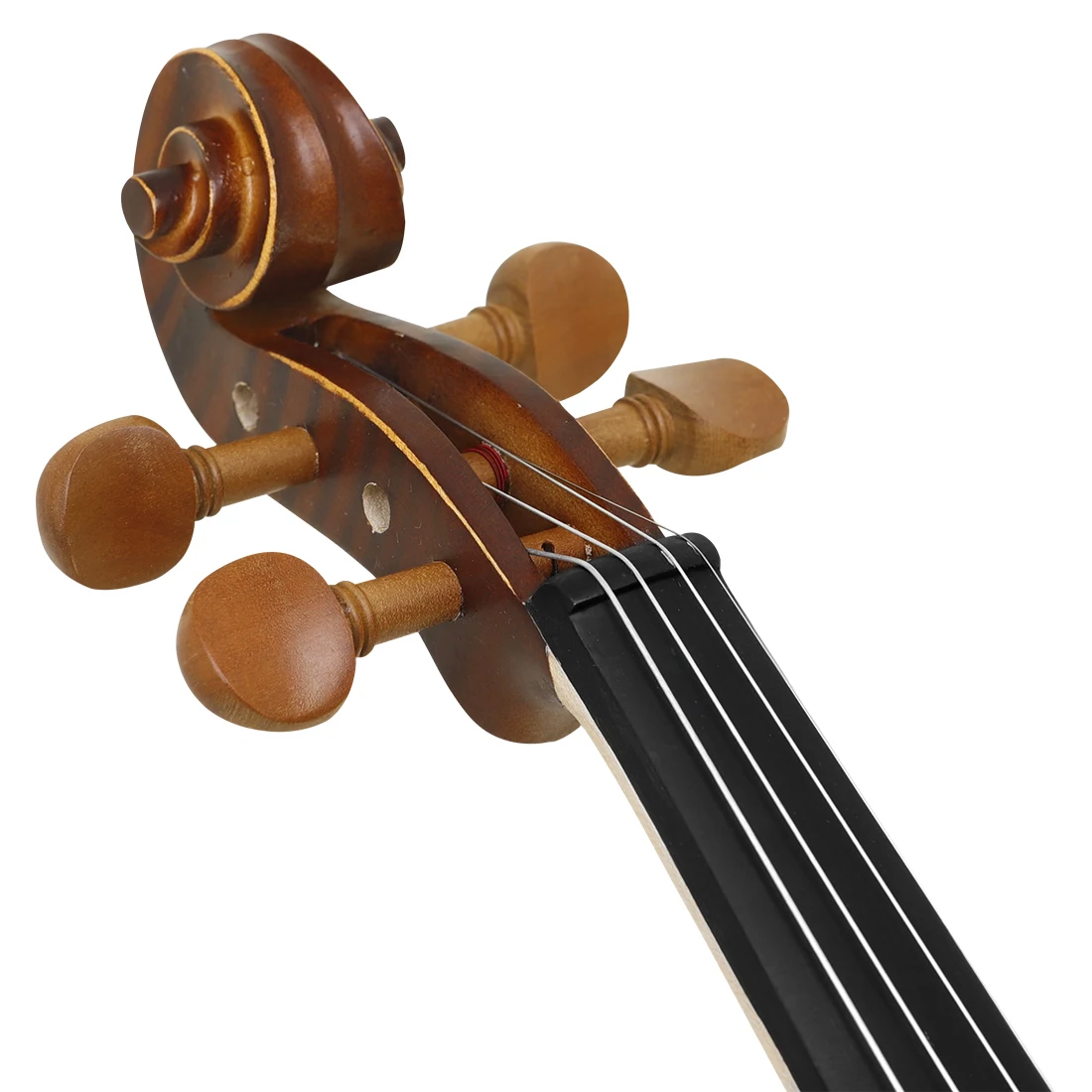 4/4 3/4 1/2 Anfänger Violine Popularisiert Sperrholz Matte Violine Jujube Holz Violine mit Fall Bogen Saiten Tuner Schulter Rest Teile – Detail 10