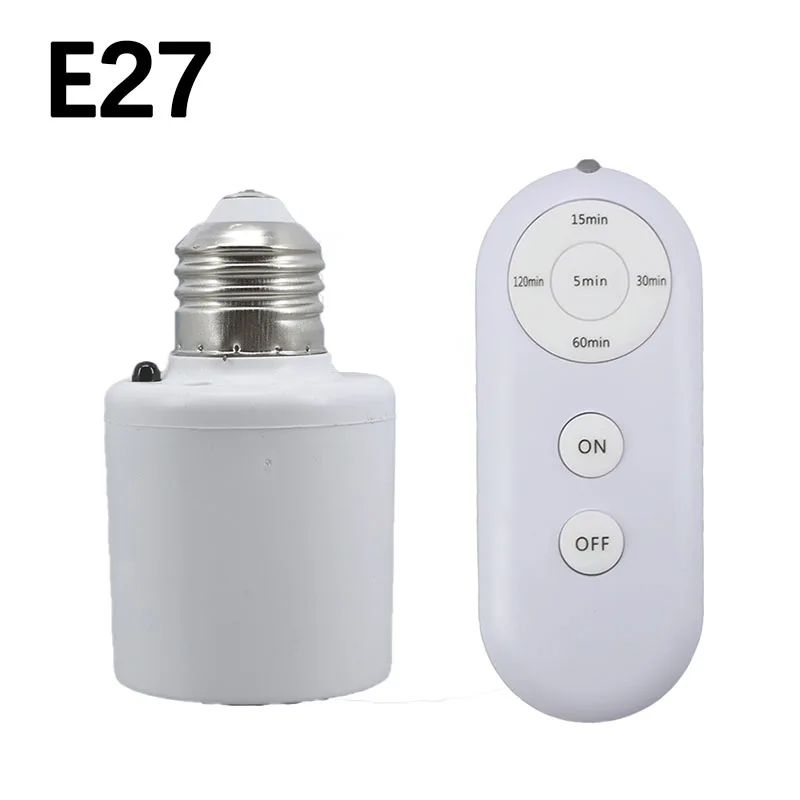 E27 or B22 Remote Control Light Bulb Base Socket S52e4fcf6c92b4ddb8d2f037ffb4bfd90d