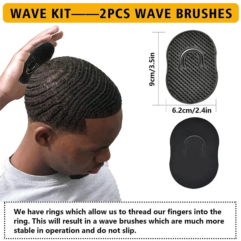 360 Wavy Frizz Control Gel Strong Hold Nourishing Scalp Wave Cream Natural Anti-Hair Loss Clay Hair Pomade for African Black Men 5