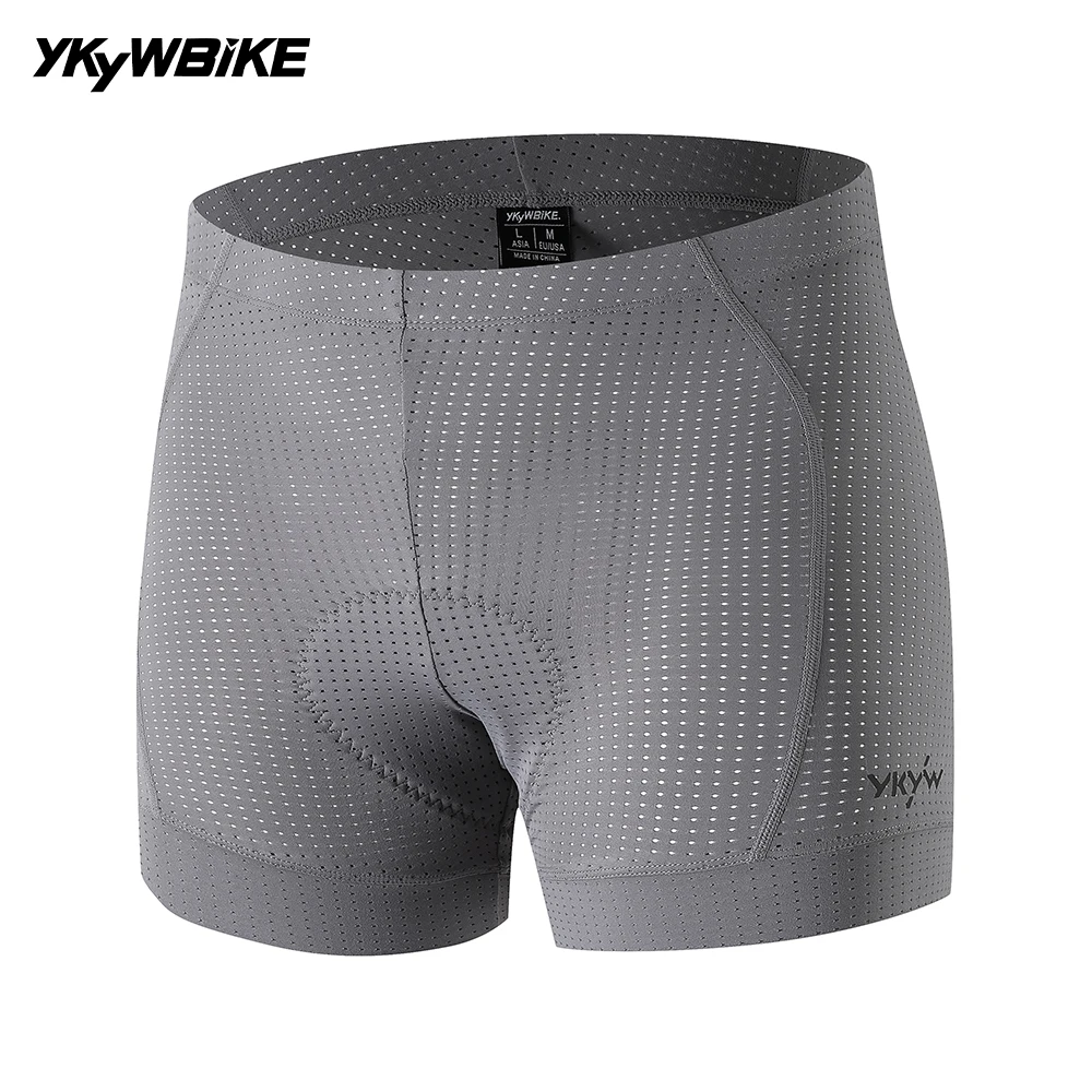 YKYWBIKE Herren-Radunterwäsche, atmungsaktive Mesh-Shorts, weiche, bequeme, 200 kg/m³ schwammgepolsterte Unterhose für MTB-Rennräder – Detail 20