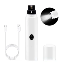 Electric Dog Nail Clippers Quiet Emery Nail Grinder Rechargeable USB Charging Pet Paws Grooming Trimmer Tools Dog Supplies 2
