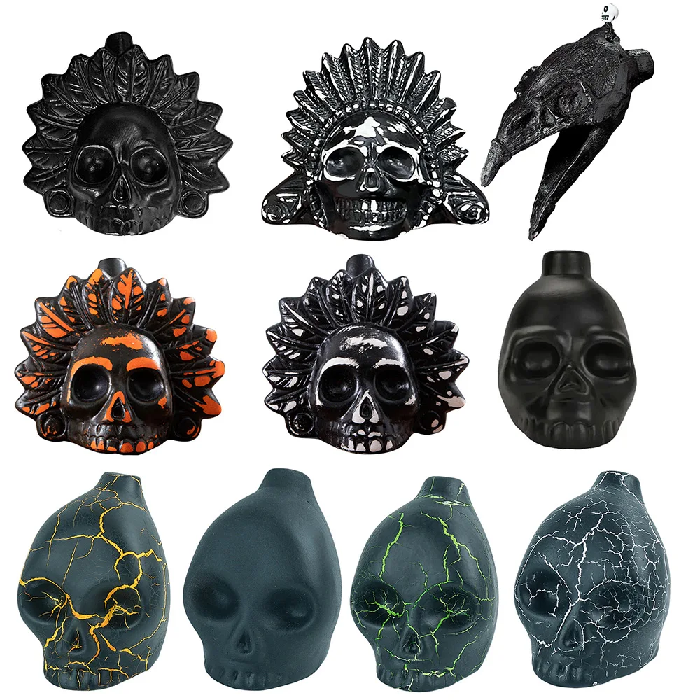 Authentic Aztec Whistle Decompress Spooky Scary Aztai Creepy Death Whistle Tricky Death Ceramics Pottery Halloween Gift