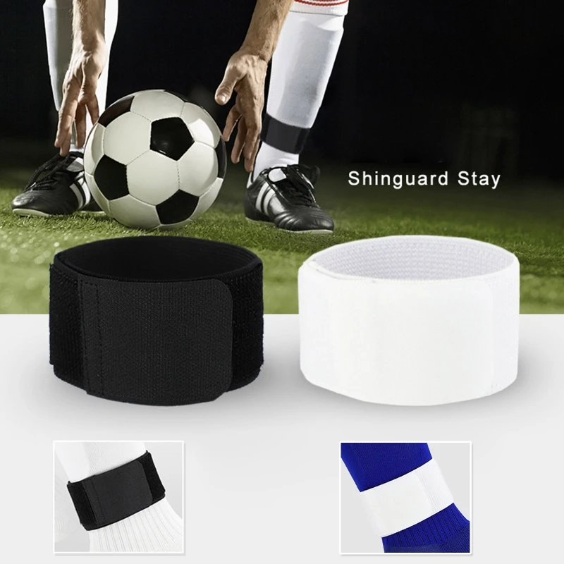 Soccer Shin Guard Fixed Bandage Tape Fastener Shinguard Adjustable Elastic Sports Strap Anti-crash Sports Bandage Drop Shipping