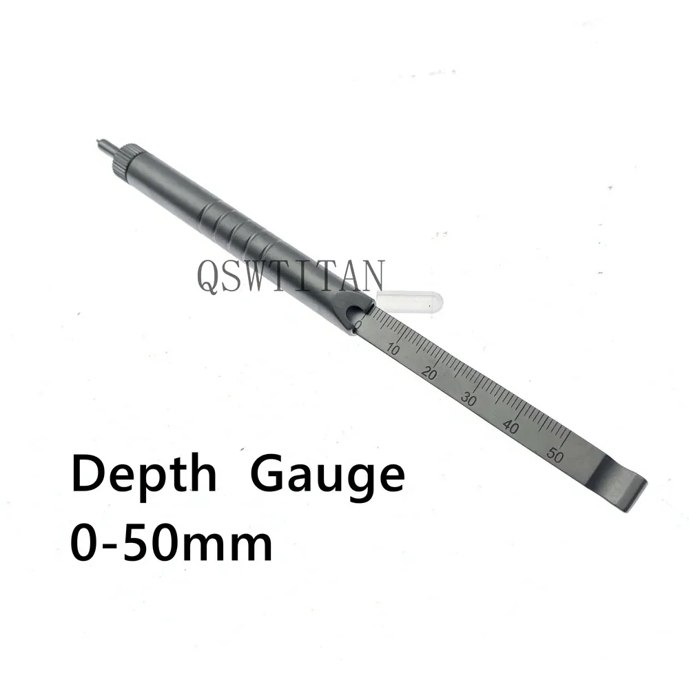 Depth Gauge 0mm to 30mm /60mm/40mm/90mm orthopedic instruments veterinary surgical instruments For orthopedics Veterinary surgical