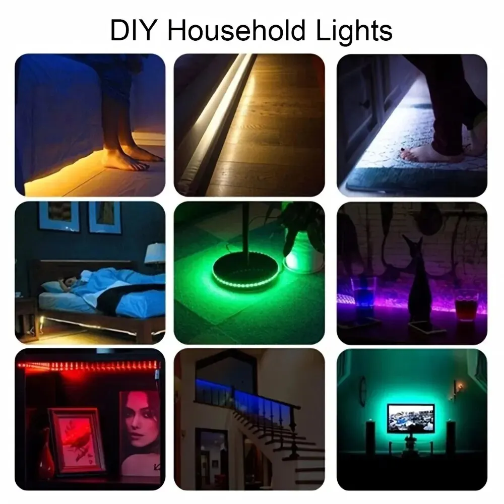 Led strip lights SMD5050 1M/2M/3M USB LED strip light TV desktop screen backlight color change bedroom decoration DC5V LED lamp DIY lighting