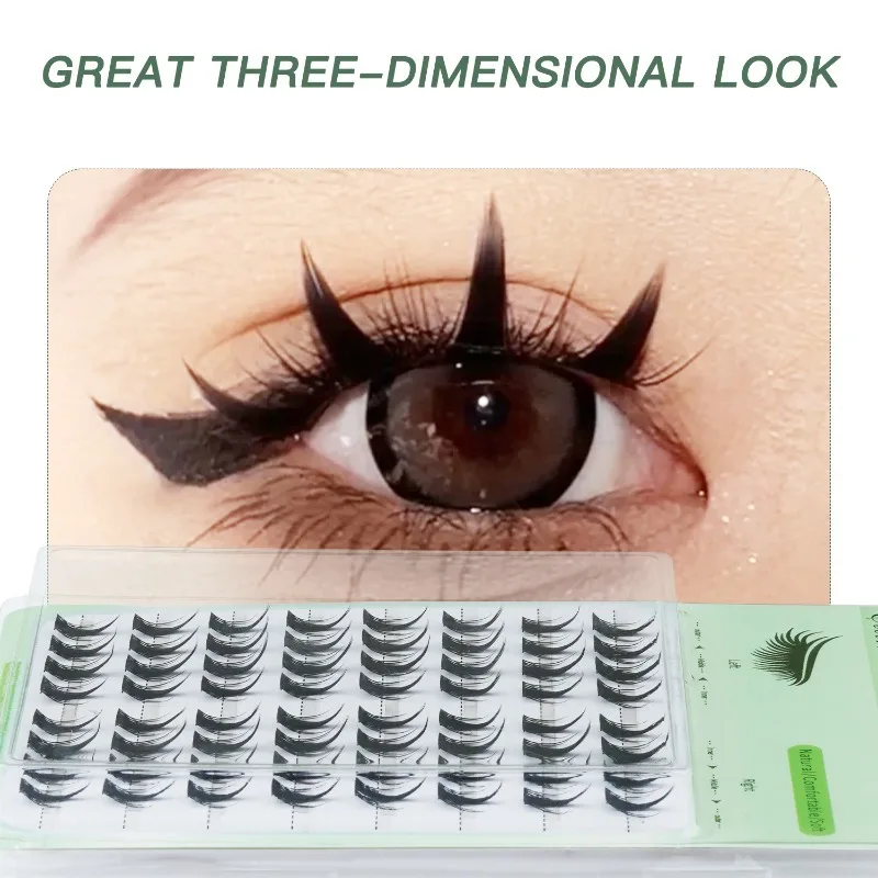 JIZI-LASH Genie Anime Eyelash DIY Lashes Cluster C Curl Natural Individual Eyelash Extensions Woman Makeup Accessory