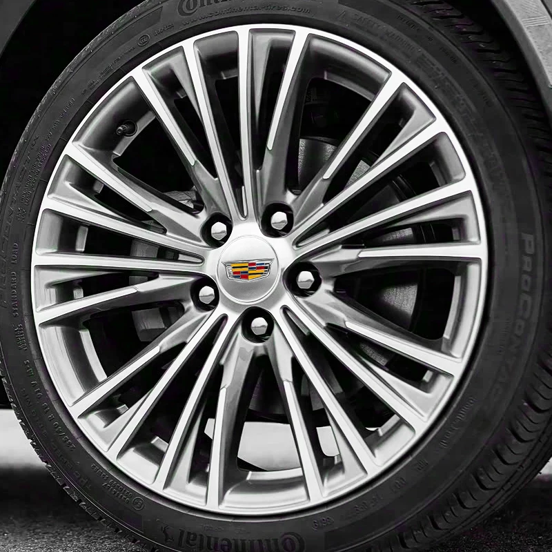 67mm 4개 3D 자동차 휠 센터 허브 캡 커버 엠블럼 캐딜락 에스컬레이드 세빌 CTS CT5 XT5 XTS XLR BLS SLS STS ATS CT4 CT6 XT용