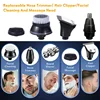 Replaceable Electric Shaver Head 3/5/6/7/8/9 Floating Blade Head Nose Trimmer Hair Clipper And Face Cleaning Brush Massage Head 4