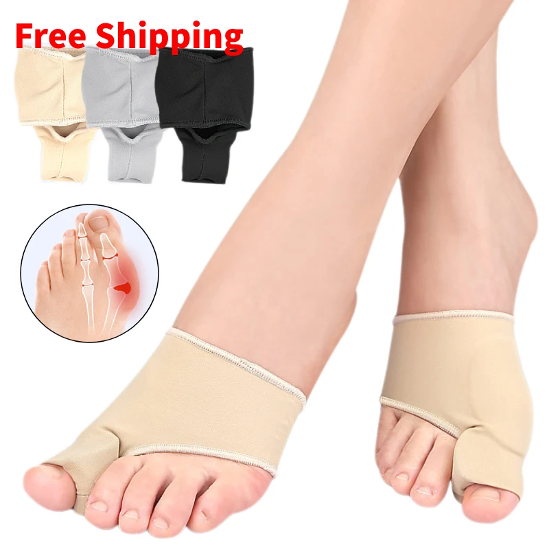 

2pieces=1pair Silicone Gel Hallux Valgus Corrector Protector Feet Care Straighter Bunions Adjuster Separators Pedicure Socks