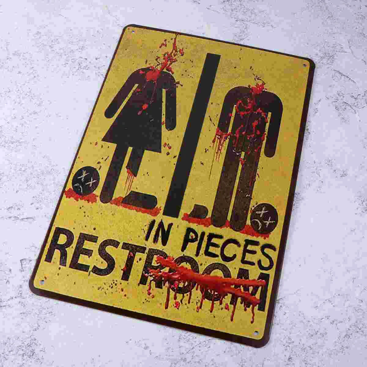 

Retro Iron Wall Sign Plaque Poster Adornment Chic Wall Decoration Vintage Iron Painting Ornament for Bar