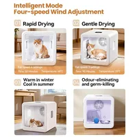 Smart Pet Drying Box 70L Smart Temperature Controlled Dog and Cat Drying Machine 360 ° Surround Pet Hair Dryer Case Super Quiet 6