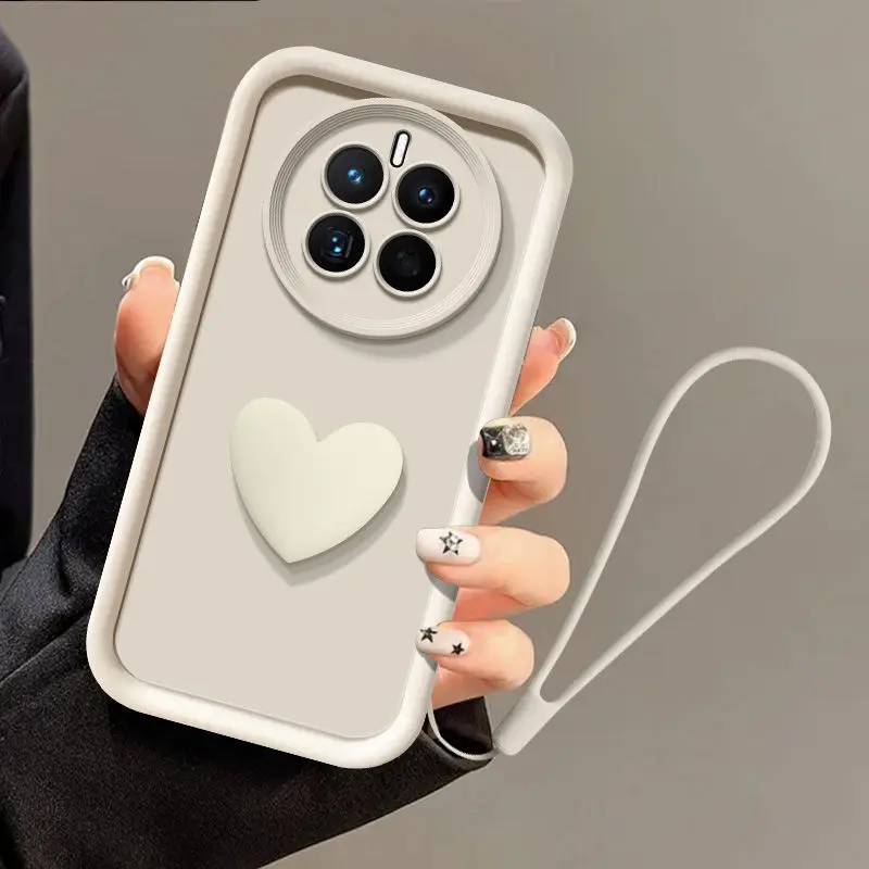Shockproof Cute Love Heart Silicone Phone Case
